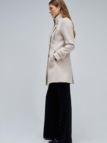 Salsa Jeans Winterjacke 'Grace Long Woolen Coat' in Beige