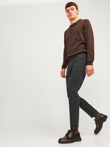 JACK & JONES Slimfit Chino nadrág 'JPSTMarco JJConnor' - szürke