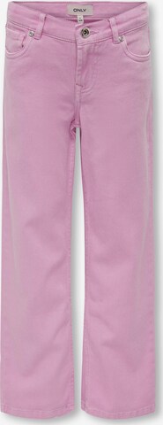 KIDS ONLY regular Jeans 'Megan' i pink: forside