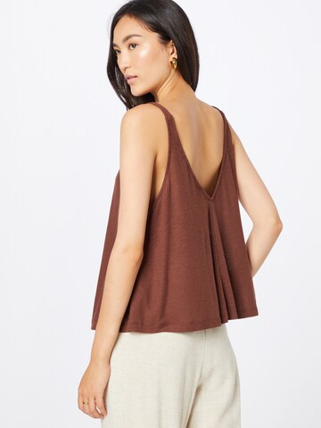 Free People Top 'Dani' w kolorze brązowy