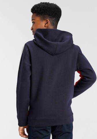 ADIDAS SPORTSWEAR Athletic Sweatshirt 'Colorblock 3-Stripes' in Blue