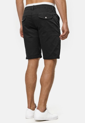 INDICODE JEANS Regular Shorts 'Herrera' in Schwarz