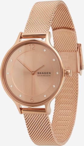 SKAGEN Analoog horloge in Goud: voorkant