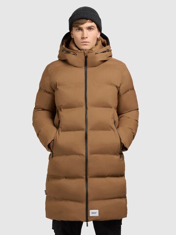 khujo Vinterfrakke ' CAIUS2 ' i beige: forside