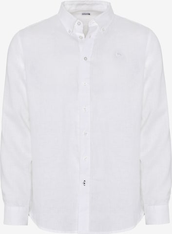 Colorado Denim Regular fit Button Up Shirt in White: front