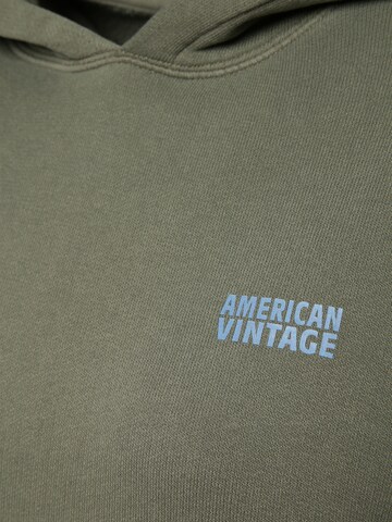 Sweat-shirt AMERICAN VINTAGE en vert