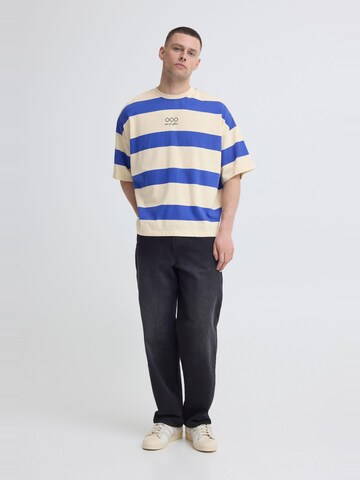 BLEND Rundhalsshirt Loose Fit' BHKaveh ' in Beige