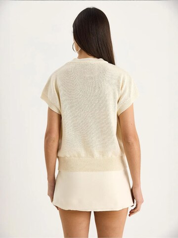 Bianco Lucci Sweater in Beige