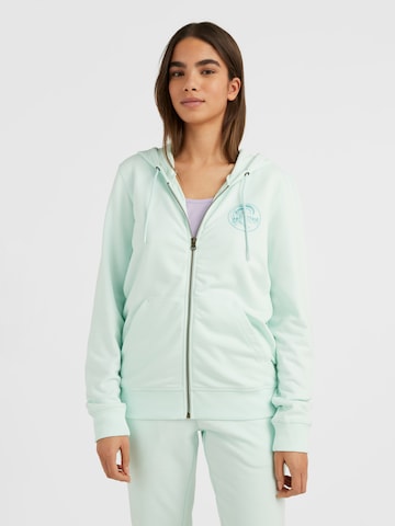 O'NEILL Zip-Up Hoodie in Blue: front