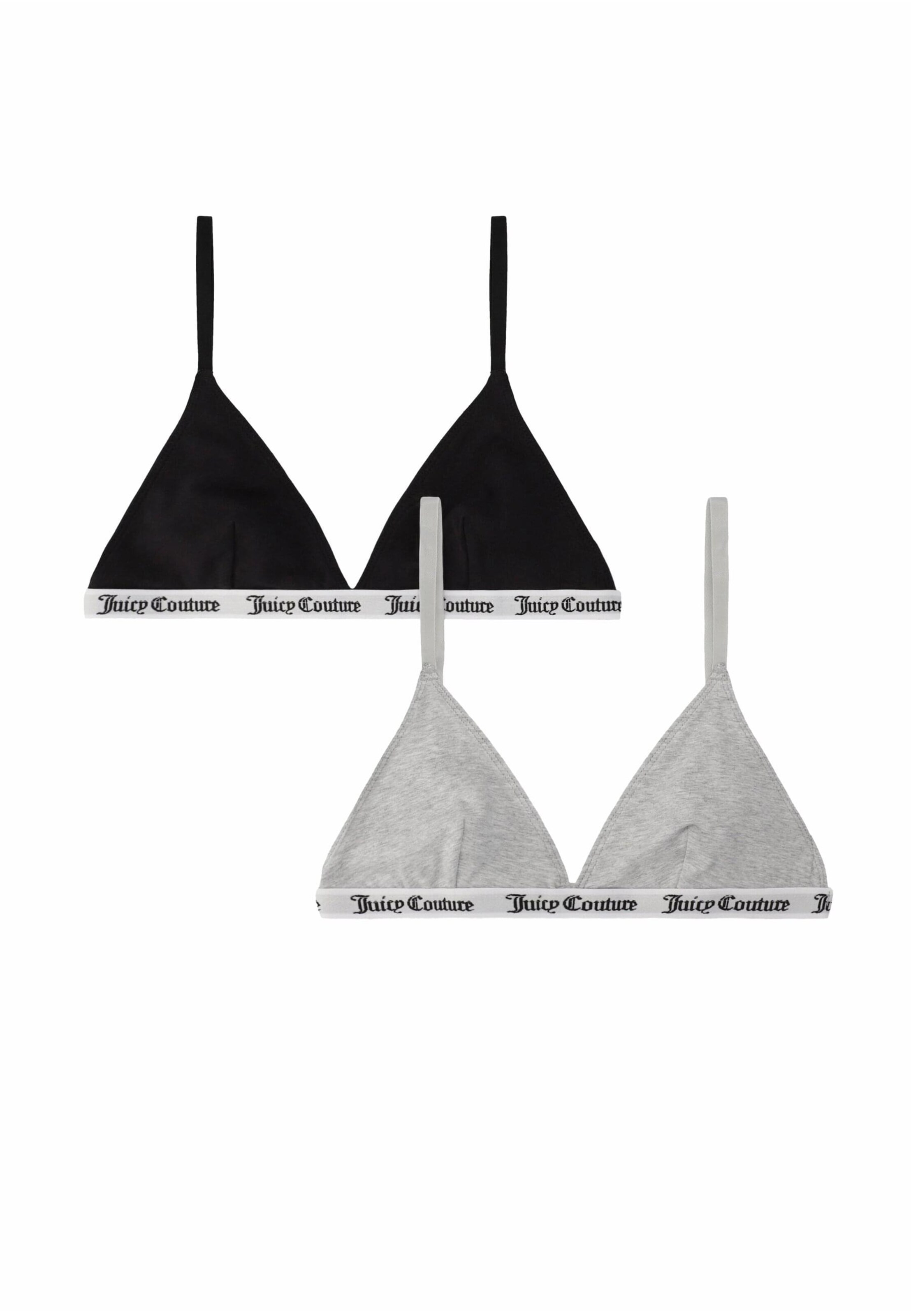 Juicy Couture Triangle Bra in Black: front