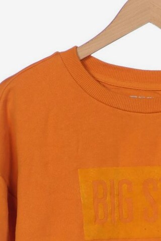 BIG STAR Sweatshirt & Zip-Up Hoodie in S in Orange