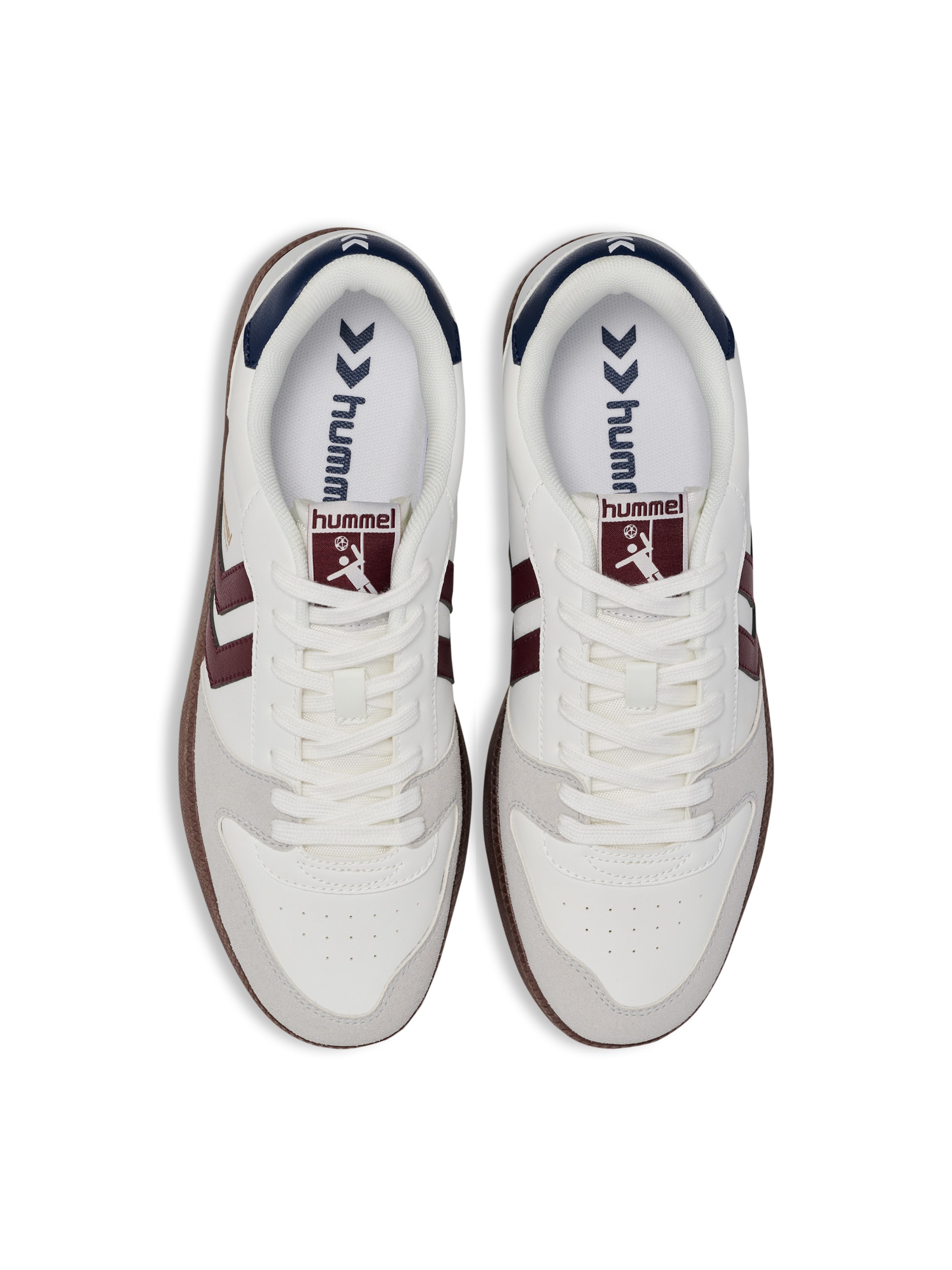 Hummel Platform trainers in White