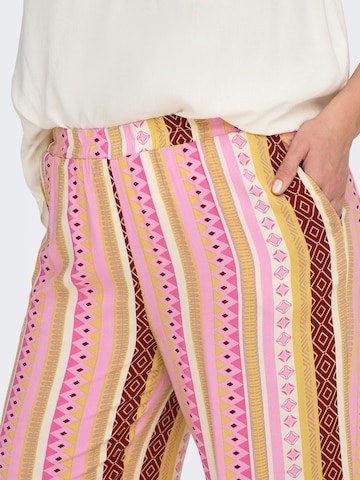 ONLY Carmakoma Wide leg Pants in Pink