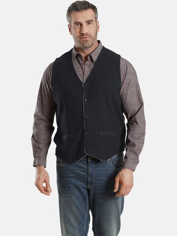 Charles Colby Vest 'Kevan' in Blue: front