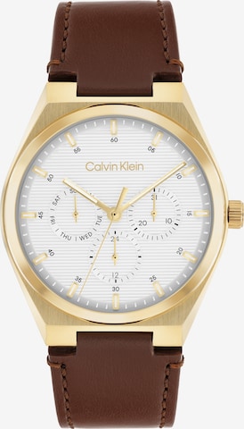 Calvin KleinAnalogni sat 'Motion' - smeđa boja: prednji dio