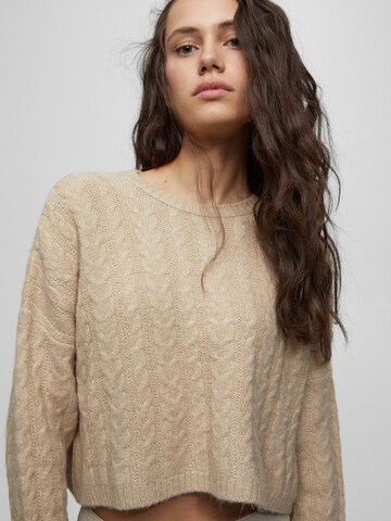 Pull&Bear Pullover in Beige