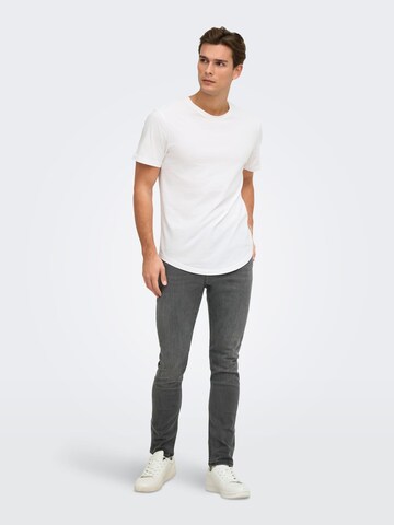Only & Sons Skinny Jeansy 'ONSLoom' w kolorze czarny: przód