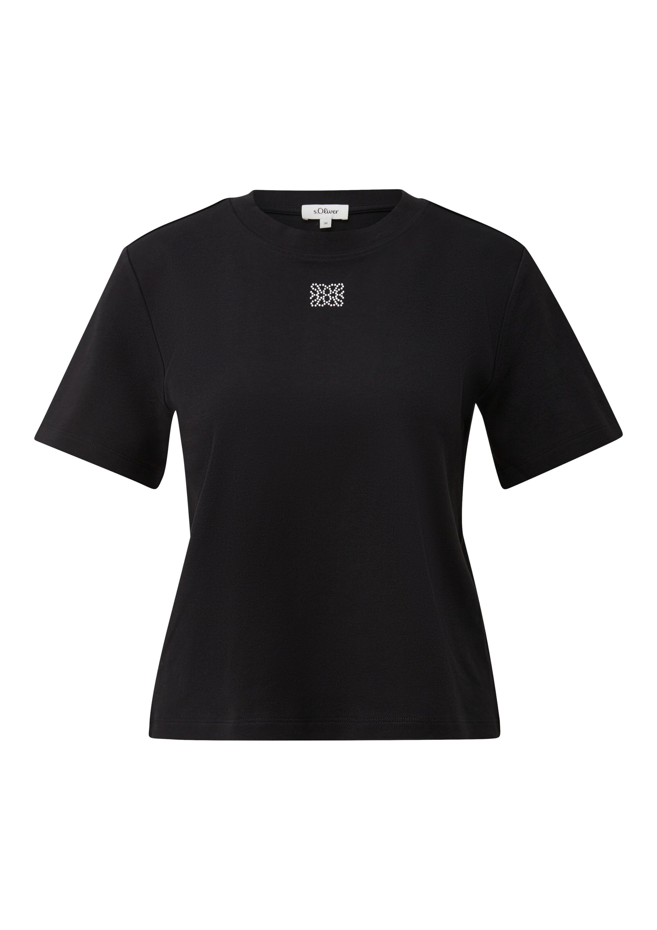 s.Oliver Shirt in schwarz, Produktansicht