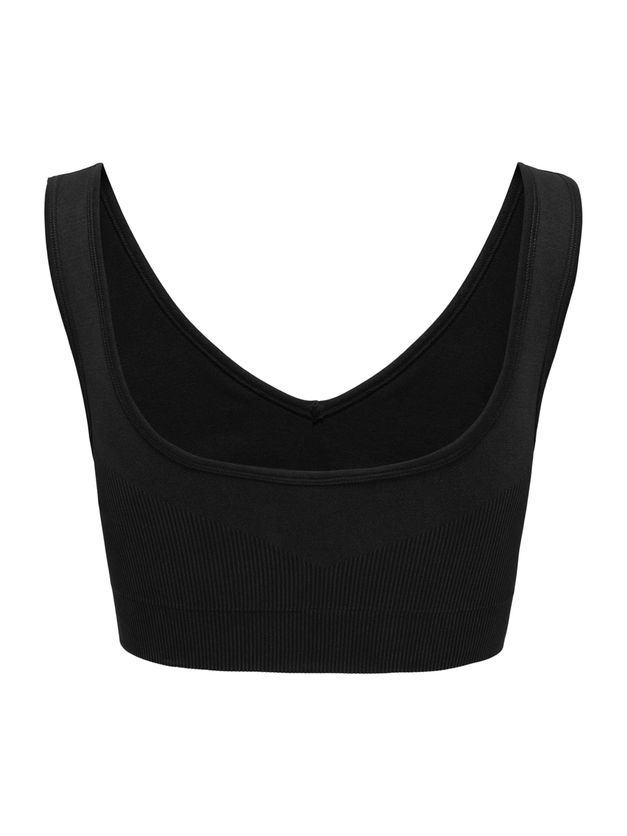 ONLY PLAY Bustier Sport-BH 'ONPedda' in Schwarz