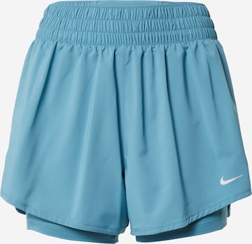 NIKE Športne hlače | modra barva: sprednja stran