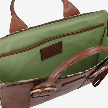 The Bridge Laptop Bag 'Elena' in Green