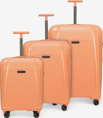 Epic Suitcase set in Orange: front