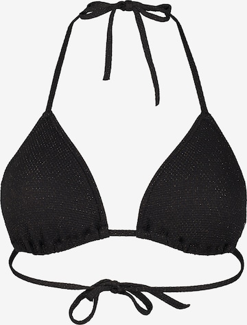 SkinyTrokutasti Grudnjak - crna boja: prednji dio