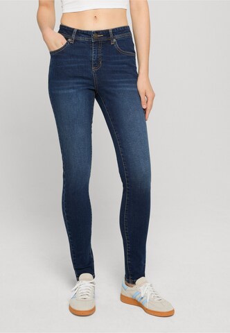 Urban Classics Skinny Jeans in Blau: Vorderseite