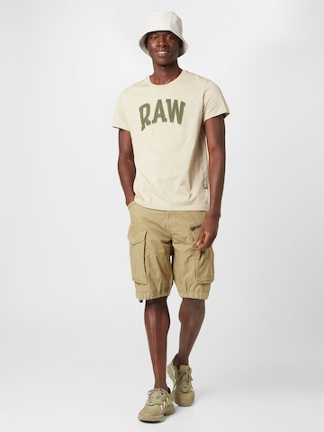 G-Star RAW Regular Cargobroek in Beige