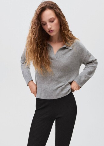 MANGO TEEN Flared Pants 'Sweatp' in Black