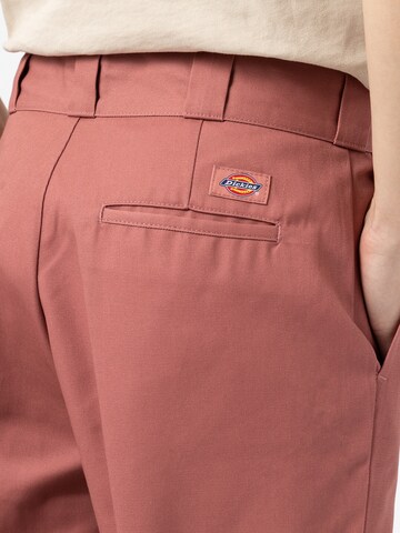 regular Pantaloni con piega frontale '874 Cropped' di DICKIES in rosa