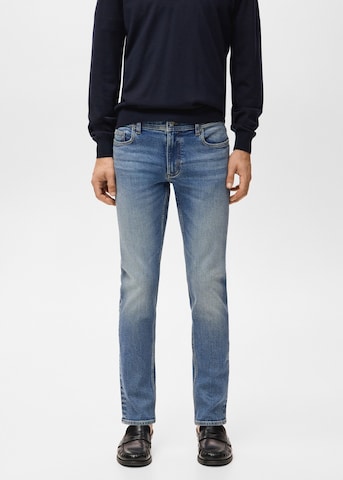 MANGO MAN Regular Jeans 'Jan' in Blue: front