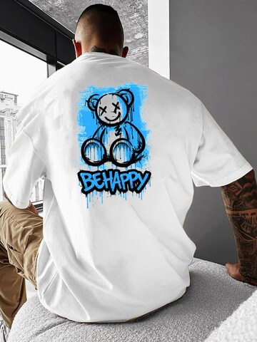 RMK Shirt 'Crazy Bär' in White: front