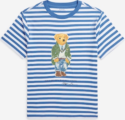 Polo Ralph Lauren T-Shirt in blau / braun / cappuccino / weiß, Produktansicht