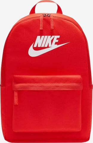 NIKE Backpack 'Nike NK Heritage Backpack' in Red: front