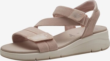 TAMARIS Sandals in Pink: front