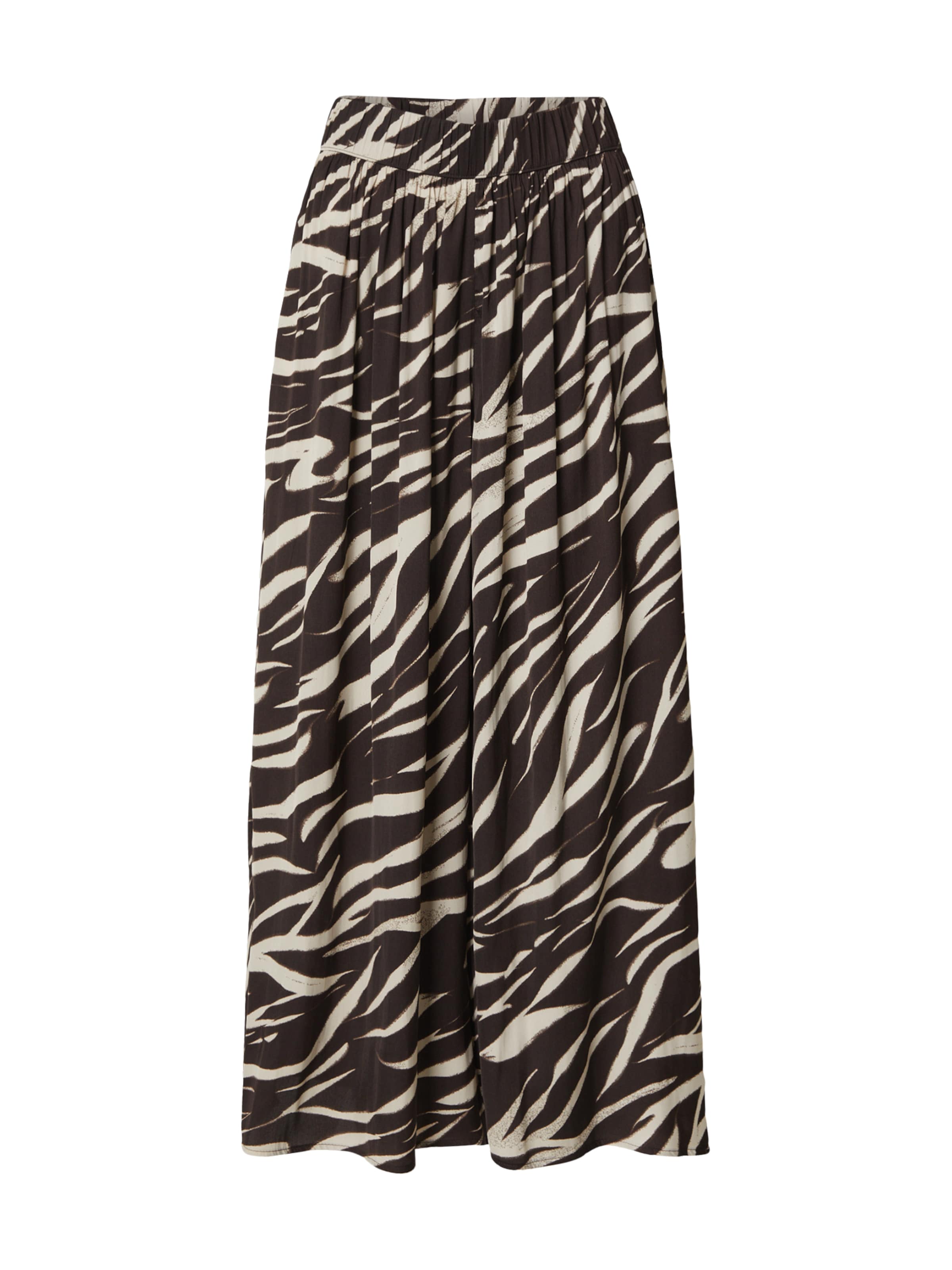 Wide Leg Pantalon 'Malin' Lindex en beige : devant