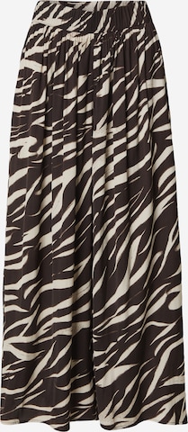 Wide Leg Pantalon 'Malin' Lindex en beige : devant