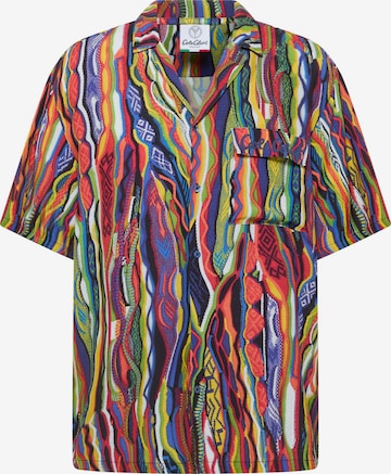 Coupe regular Chemise ' Federa ' Carlo Colucci en mélange de couleurs : devant