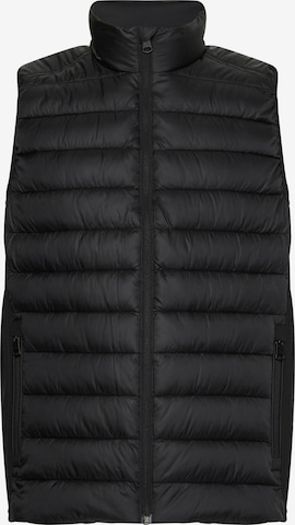 Calvin Klein Big & Tall Vest in Black: front