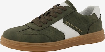 Baskets basses TOM TAILOR en vert : devant