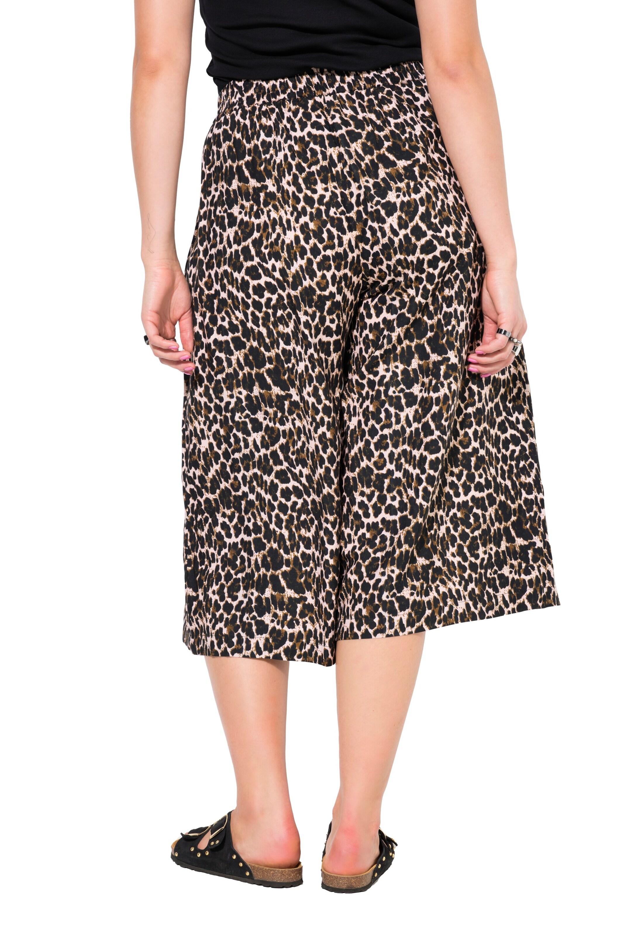 Studio Untold Wide Leg Hose in Braun