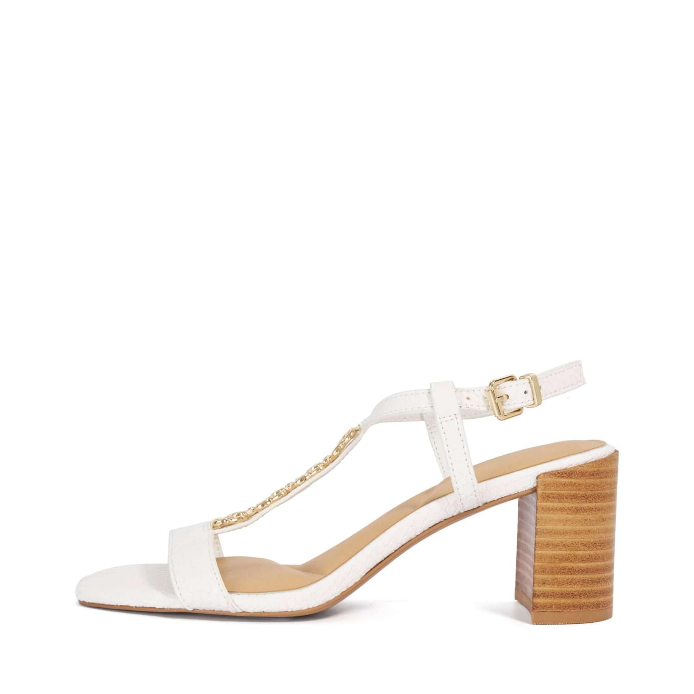 Sandales à lanières 'Josina' Dune LONDON en blanc