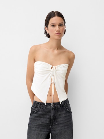 Bershka Overdel i hvid: forside