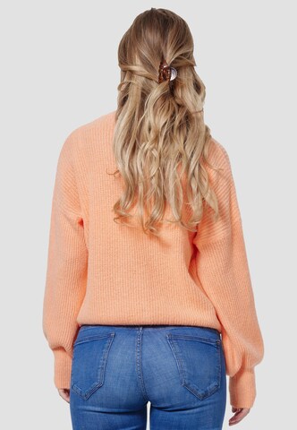 Decay Knit Cardigan in Orange