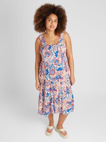 Vero Moda Curve Sommerkjole 'MENNY' i blandingsfarvet: forside