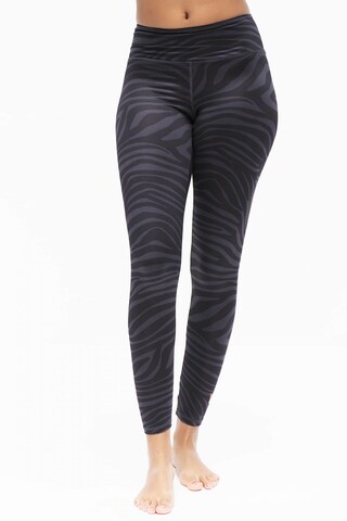 Kismet Yogastyle Slim fit Workout Pants 'Ganga' in Black: front