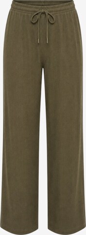 fashionshowcase Broek 'FLORYN – Palazzohose Crinkle' in Groen: voorkant