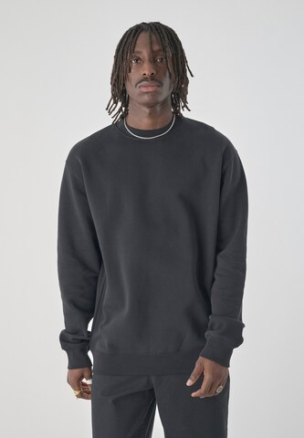 Cleptomanicx Sweatshirt 'Crewneck Ligull Classic' in Schwarz: Vorderseite