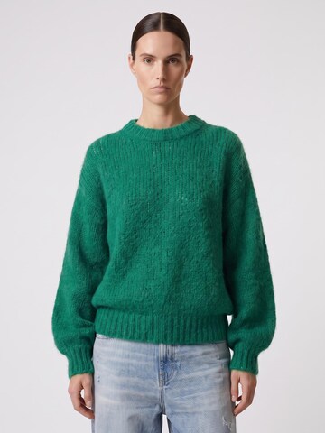 americandreams Oversized Sweater 'Leonnie' in Green